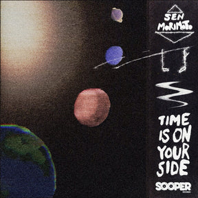 the album cover for Sen Morimoto - Time Is On Your Side [Clear Vinyl] (Red)