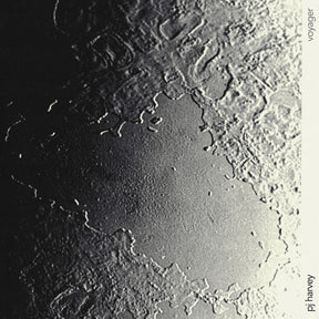 the album cover for PJ Harvey - Voyager [Black with Etching]