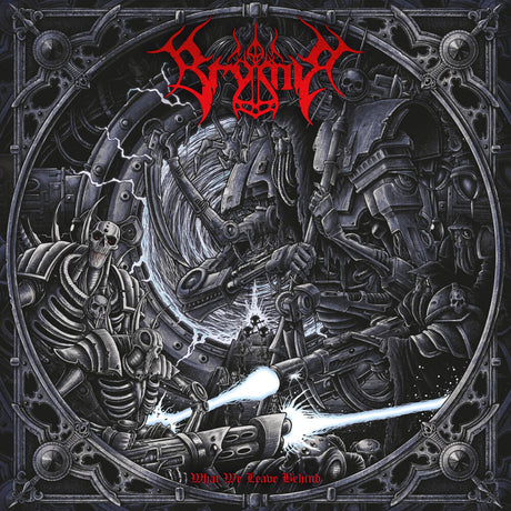 the album cover for Brymir - What We Leave Behind