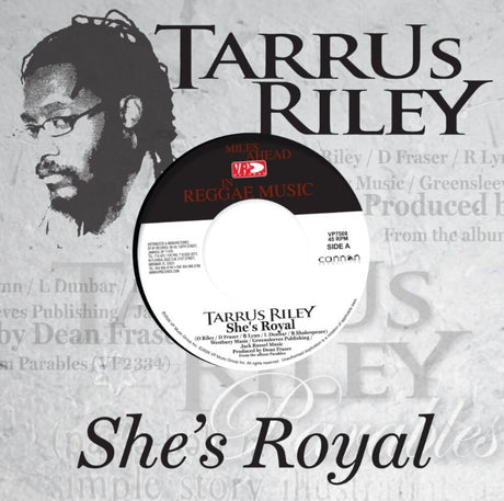 the album cover for Tarrus Riley - She's Royal