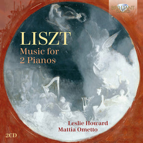 the album cover for Mattia Ometto - Liszt: Music For 2 Pianos