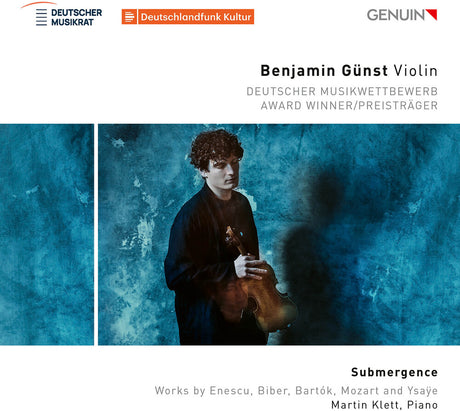 the album cover for Benjamin Gunst - Submergence