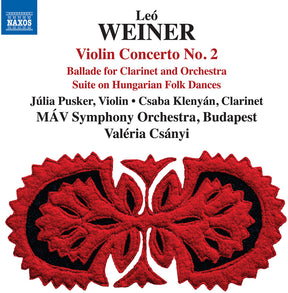 the album cover for Csaba Klenyan - Weiner: Complete Works For Orch Vol. 5