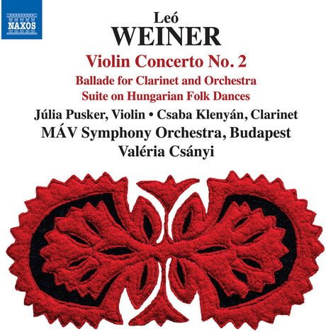 the album cover for Csaba Klenyan - Weiner: Complete Works For Orch Vol. 5