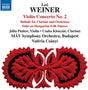 the album cover for Csaba Klenyan - Weiner: Complete Works For Orch Vol. 5