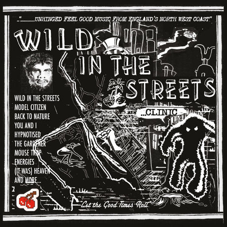 the album cover for Clinic - Wild In The Streets [Blue]