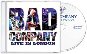 the album cover for Bad Company - Live In London [Jewel Case]