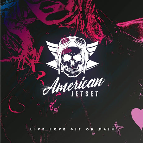 the album cover for American Jetset - Live Love Die On Main