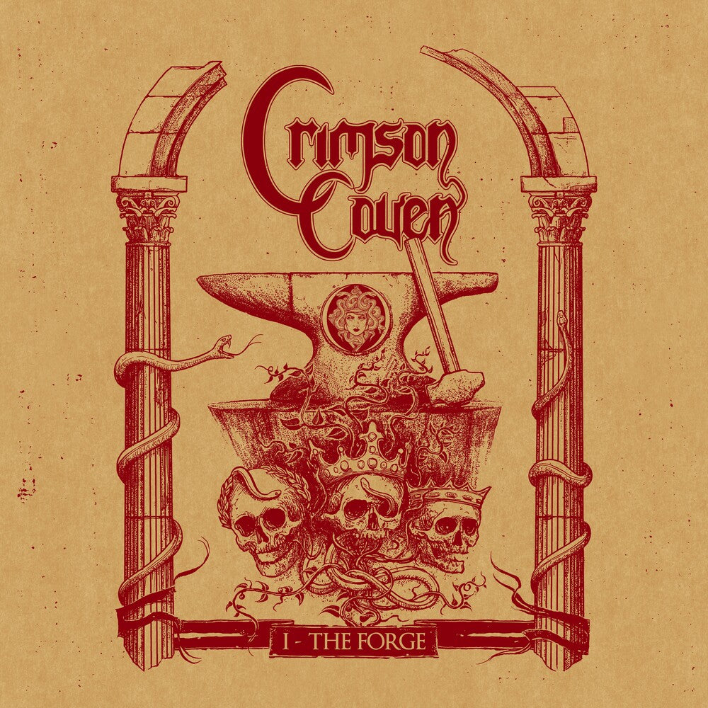 the album cover for Crimson Coven - I - The Forge