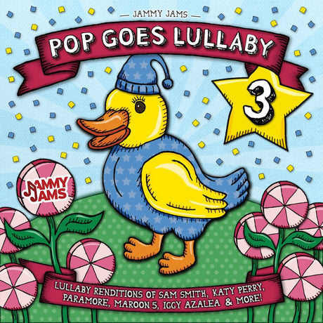 the album cover for Jammy Jams - Pop Goes Lullaby 3