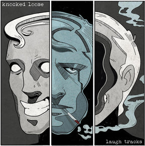 the album cover for Knocked Loose - Laugh Tracks [Colored Vinyl]