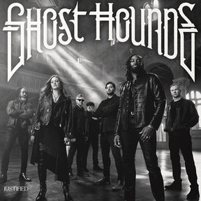 the album cover for Ghost Hounds - Justified (Gate)