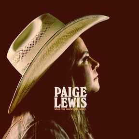 the album cover for Paige Lewis - When The World Gets Heavy