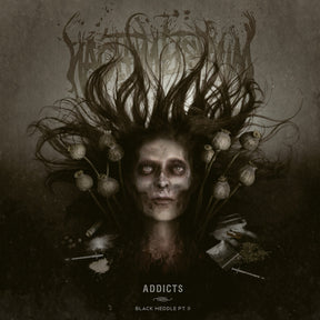 the album cover for Nachtmystium - Addicts - Black Meddle Pt. Ii (Blk) (Gate) (Ofgv)