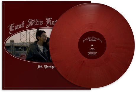 the album cover for St. Panther - East Side Love Story [Colored Vinyl] (Maro) (Red)