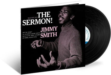 the album cover for Jimmy Smith - Sermon (Blue Note Tone Poet Vinyl Series) [180 Gram]