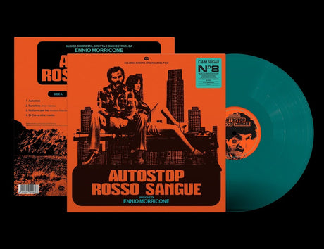 the album cover for Ennio Morricone  (Cvnl) (Cyn) (Reis) (Ita) - Autostop Rosso Sangue (Hitch-Hike) - O.S.T. - Cyan