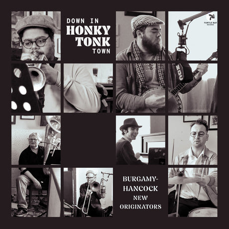 the album cover for Burgamy-Hancock New Originators - Down In Honky Tonk Town