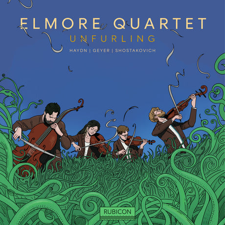 the album cover for Elmore Quartet - Unfurling