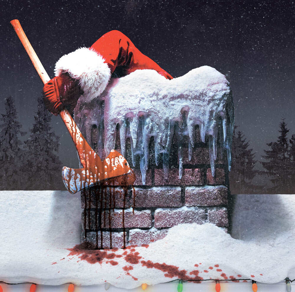 the album cover for Morgan Ames  / Botkin,Perry (Colv) (Gol) - Silent Night, Deadly Night - O.S.T. [Colored Vinyl] (Gol)
