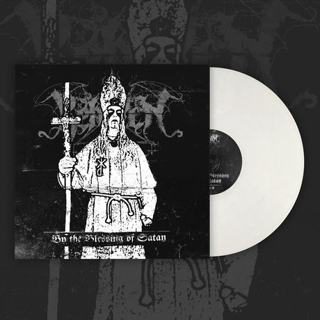 the album cover for Behexen - By The Blessing Of Satan [Colored Vinyl] (Wht)