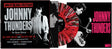 the album cover for Johnny Thunders - Dawn of the Dead: Live at Max's [Black Red White Splatter]