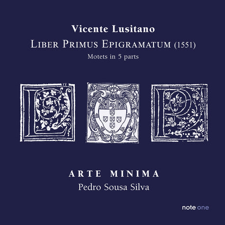 the album cover for Arte Minima - Liber Primus Epigramatum - Motets In 5 Parts