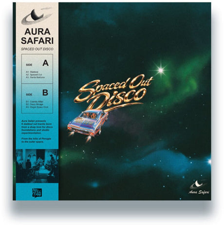 the album cover for Aura Safari - Spaced Out Disco