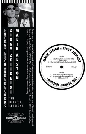 the album cover for Ziggy Zeitgeist / Malik Alston - Detroit Sessions (Ep)
