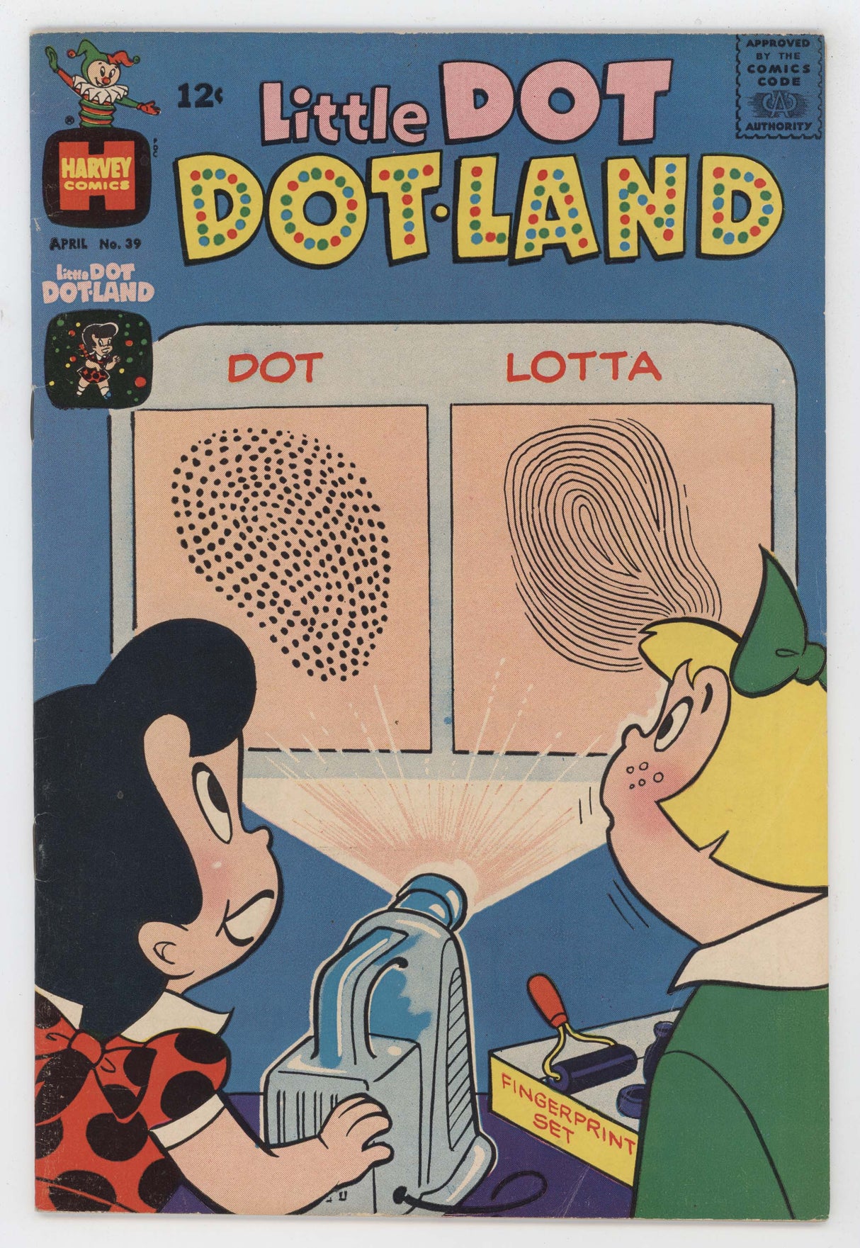 Little Dot Dotland 39 Harvey 1969 FN Warren Kremer Richie Rich Cupcake