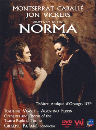 Bellini / Vickers / Caballe / Veasey / Patane - Norma - DVD