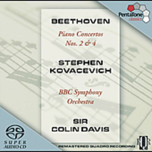 Beethoven / Kovacevich / Davis / Bbc So - Piano Concertos 2 & 4 - Super Audio CD