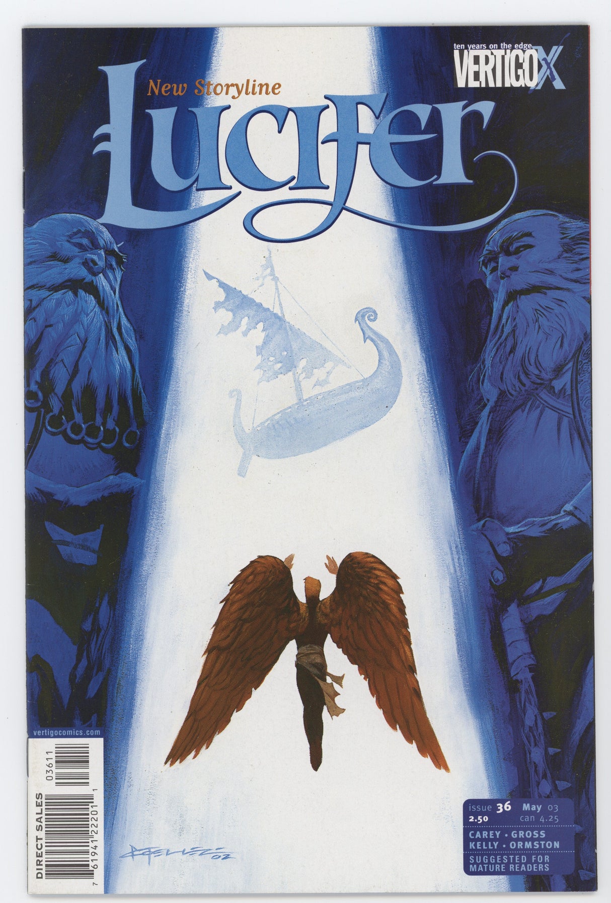 Lucifer 36 DC Vertigo 2003 NM Sandman Mike Carey