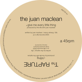 the album cover for Juan Maclean & Shit - Split