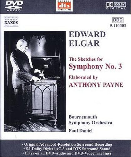 Elgar / Payne / Daniel / Bournemouth So - Symphony 3 - DVD Audio