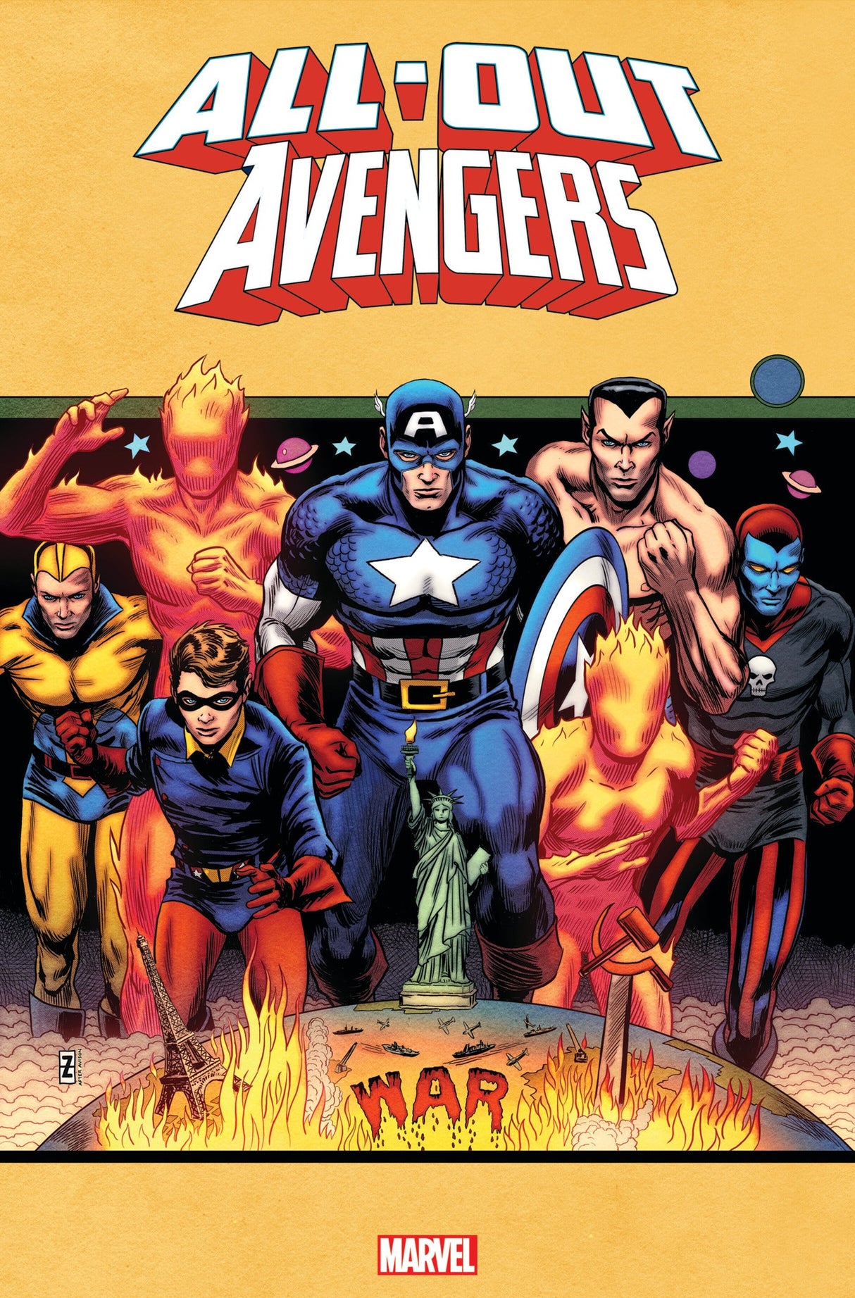 All-Out Avengers #3 C Patrick Zircher Timely Comics Variant (11/23/2022) Marvel