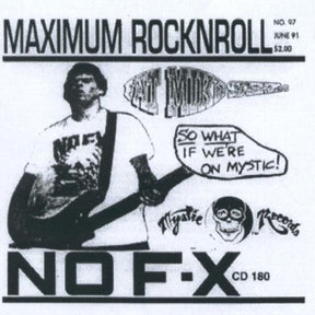 the album cover for NOFX - Maximum Rock N Roll