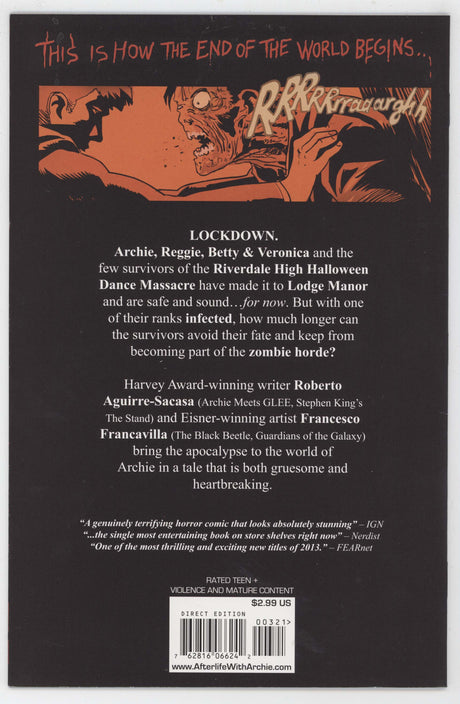 Afterlife With Archie 3 B 2014 NM Tim Seeley Variant