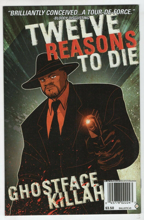 Ballistic 3 Black Mask 2013 VF Signed Darick Robertson