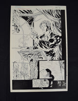 Witchblade Darkchylde 1 Image Randy Queen Splash Page Original Art Sketch