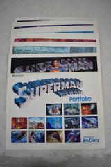 Superman The Movie Collector's Portfolio Original Art Inspired Jim Dietz