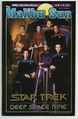 Malibu Sun 1993 Preview Special 1 NM- Star Trek Deep Space Nine Photo Cover
