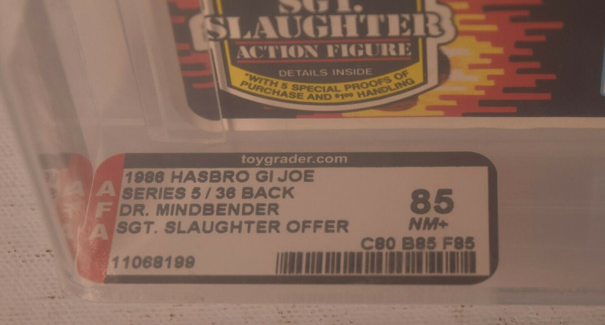 GI Joe ARAH Dr Mindbender Cobra Action Figure Hasbro 1986 AFA 85