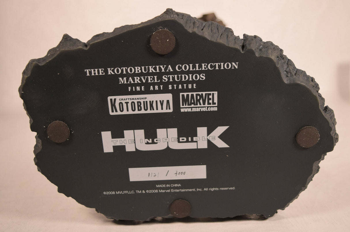 Kotobukiya The Incredible Hulk Marvel Movie Fine Art Statue Ltd 1121/3000 NIB