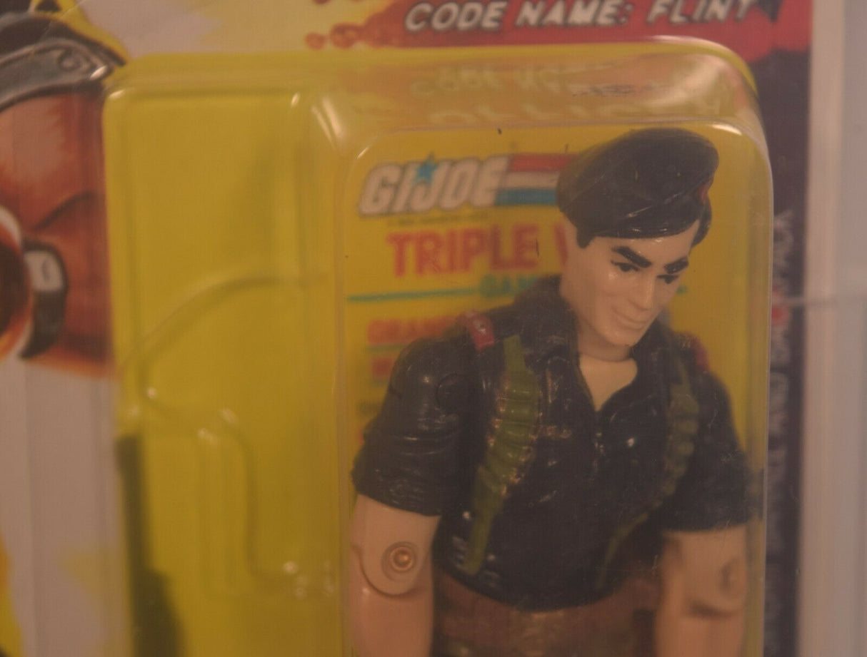 GI Joe ARAH Flint Warrant Officer Action Figure Hasbro 1985 AFA 80+