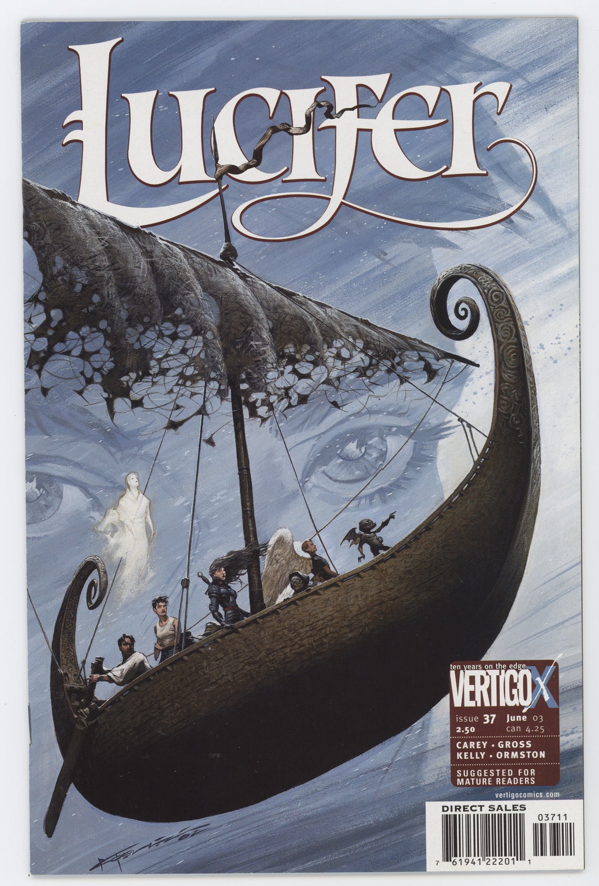 Lucifer 37 DC Vertigo 2003 NM Sandman Mike Carey