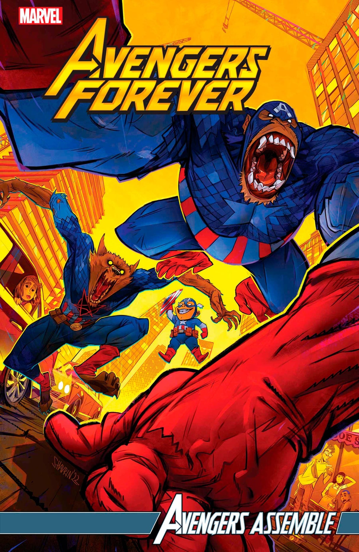 Avengers Forever #13 E 1:25 Ivan Shavrin Variant (01/18/2023) Marvel
