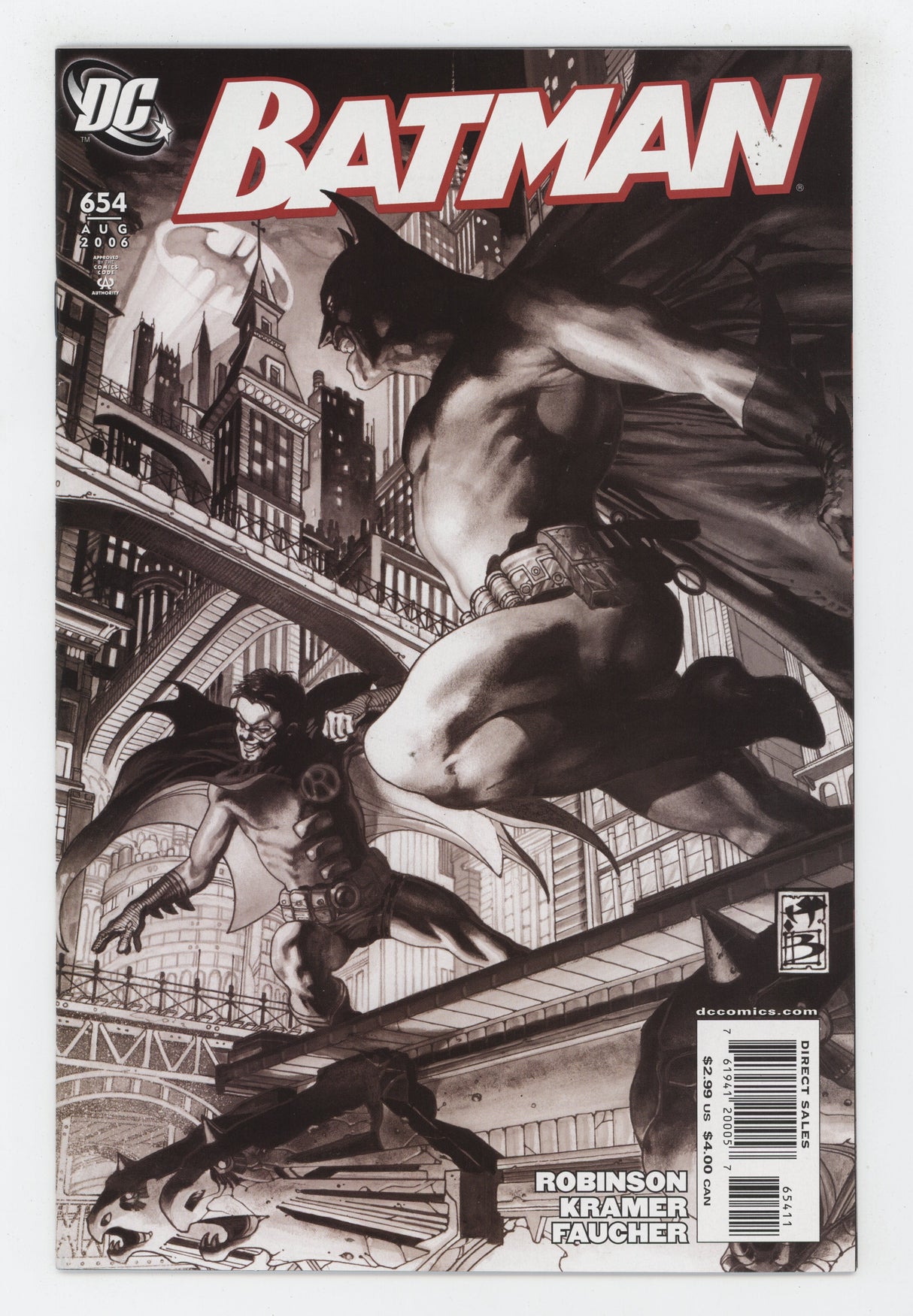 Batman 654 DC 2006 Simone Bianchi James Robinson Two-Face