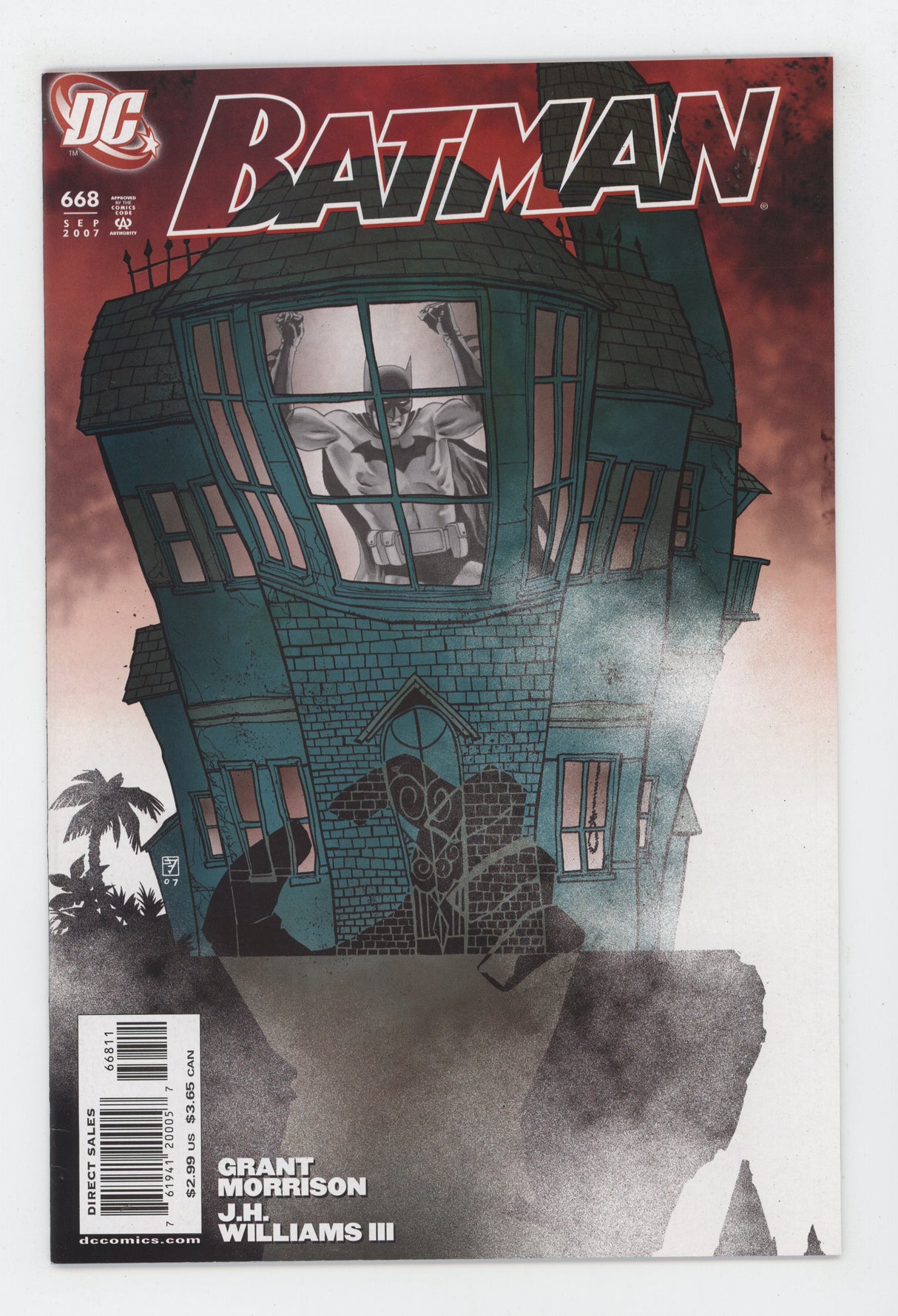 Batman 668 DC 2007 J.H. Williams Grant Morrison RIP Prelude 2
