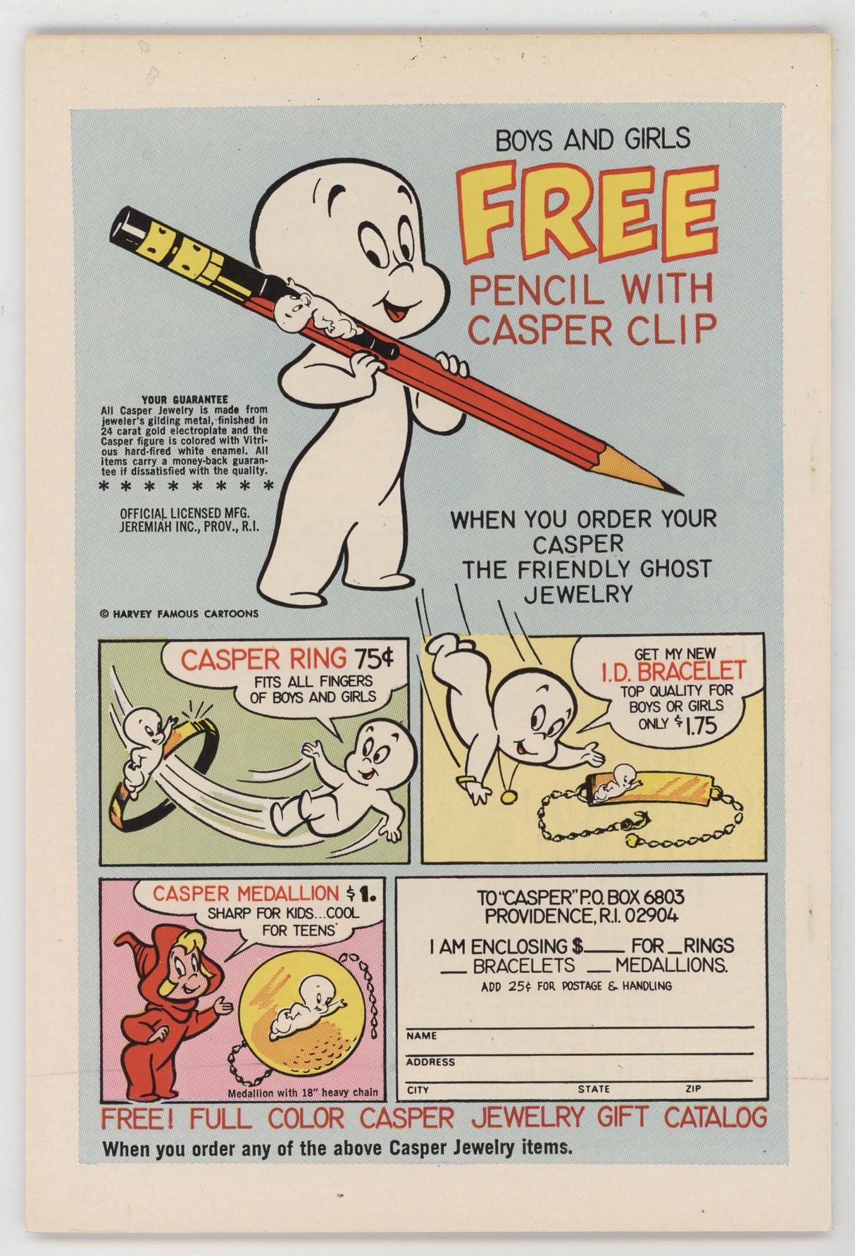 Baby Huey The Baby Giant 93 Harvey 1971 NM- 9.2 Skating On Thin Ice